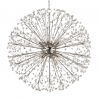 Candelabru LUX design modern DUNKIRK nichel lucios, cu 10 surse de lumina
