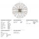 Candelabre, Lustre - Candelabru LUX design modern DUNKIRK nichel lucios, cu 10 surse de lumina
