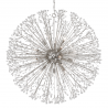Candelabru LUX design modern DUNKIRK nichel lucios, cu 16 surse de lumina 