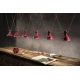 Pendule, Lustre suspendate - Lustra cu 3 pendule design retro realizata manual din ceramica INDUSTRIAL