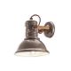 Aplice, corpuri de iluminat pentru pereti - Aplica de perete design retro realizat manual din ceramica INDUSTRIAL