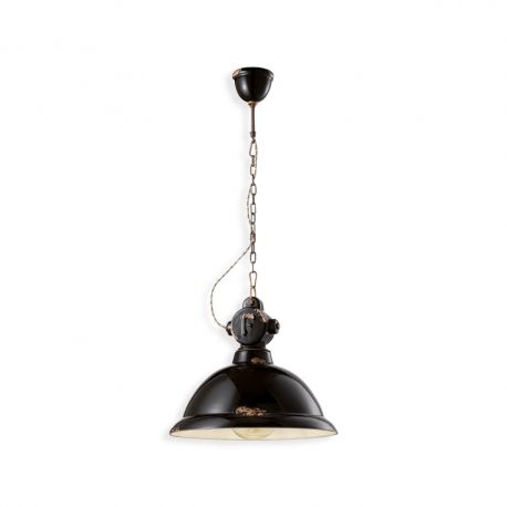 Pendule, Lustre suspendate - Lustra design retro realizata manual din ceramica INDUSTRIAL