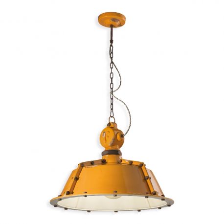 Pendule, Lustre suspendate - Lustra design retro realizata manual din ceramica INDUSTRIAL