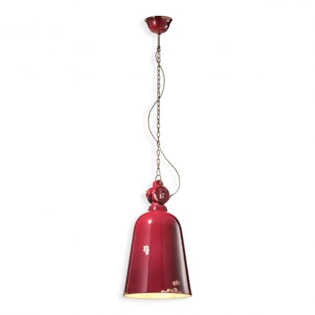 Pendule, Lustre suspendate - Pendul design retro realizat manual din ceramica INDUSTRIAL