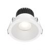 Spot LED incastrabil design modern IP44 Zoom alb