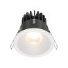 Spot LED incastrabil design modern IP65 Zoom alb 8,5cm