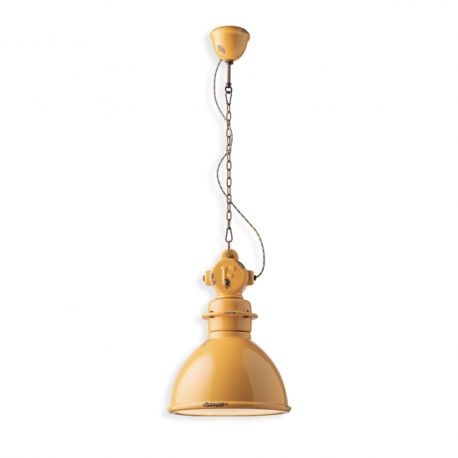 Pendule, Lustre suspendate - Pendul design retro realizat manual din ceramica INDUSTRIAL