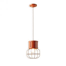 Pendule, Lustre suspendate - Pendul design retro realizat manual din ceramica INDUSTRIAL