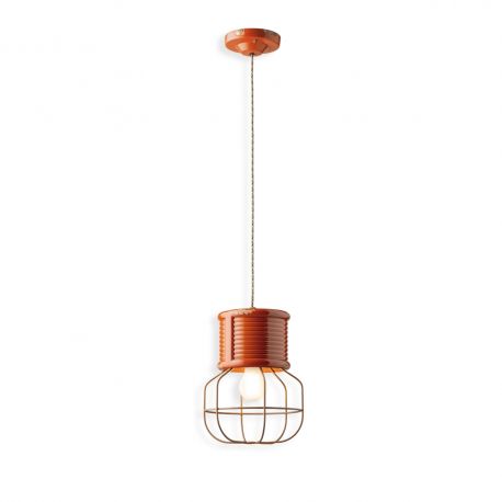 Pendule, Lustre suspendate - Pendul design retro realizat manual din ceramica INDUSTRIAL
