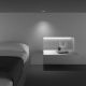 Spoturi tavan fals - Spot LED incastrabil design modern Yin alb 9,8cm