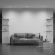 Spoturi tavan fals - Spot incastrabil design modern Slim argintiu