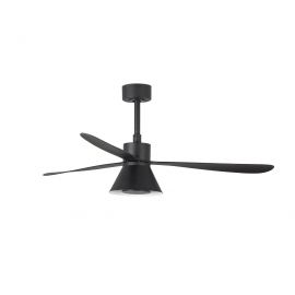 Lustre cu ventilator - Lustra cu Ventilator si telecomanda AMELIA L CONE LED negru