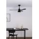 Lustre cu ventilator - Lustra cu Ventilator si telecomanda AMELIA L CONE LED negru