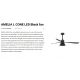 Lustre cu ventilator - Lustra cu Ventilator si telecomanda AMELIA L CONE LED negru