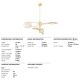 Candelabre, Lustre - Lustra suspendata LED design modern JERVIS cu surse de lumina pe doua nivele