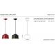 Pendule, Lustre suspendate - Lustra design retro realizata manual din ceramica 50's