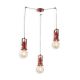 Pendule, Lustre suspendate - Lustra cu 3 pendule design retro realizata manual din ceramica URBAN