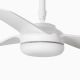 Lustre cu ventilator - Ventilator de tavan cu telecomanda PUNT M alb