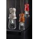 Pendule, Lustre suspendate - Lustra cu 3 pendule design retro realizata manual din ceramica URBAN