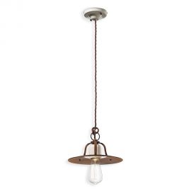 Pendul design retro realizat manual din ceramica si metal GRUNGE