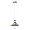 Pendul design retro realizat manual din ceramica si metal GRUNGE