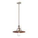 Pendul design retro realizat manual din ceramica si metal GRUNGE