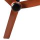 Lustre cu ventilator - Ventilator de tavan cu telecomanda PUNT M negru/nuc