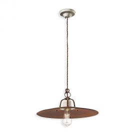 Pendul design retro realizat manual din ceramica si metal GRUNGE