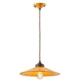 Pendul design retro realizat manual din ceramica si metal COLORS