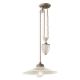 Pendule, Lustre suspendate - Lustra cu inaltime regalbila design retro realizata manual din ceramica COLORS