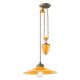 Pendule, Lustre suspendate - Lustra cu inaltime regalbila design retro realizata manual din ceramica COLORS