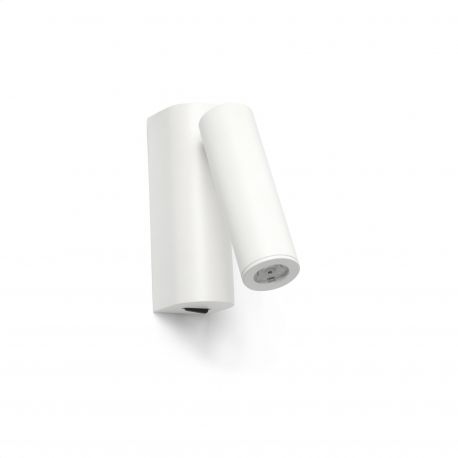 Aplice, corpuri de iluminat pentru pereti - Aplica moderna cu reader LED design minimalist ROB alba