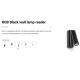Aplice, corpuri de iluminat pentru pereti - Aplica moderna cu reader LED design minimalist ROB neagra