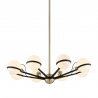 Candelabru design contemporan ACE, cu 8 surse de lumina
