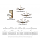Candelabre, Lustre - Candelabru design contemporan ACE, cu 10 surse de lumina