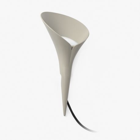 Lampi decorative si solare - Lampa de exterior decorativa tip tarus IP44 LEAF gri