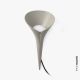 Lampi decorative si solare - Lampa de exterior decorativa tip tarus IP44 LEAF gri