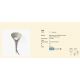 Lampi decorative si solare - Lampa de exterior decorativa tip tarus IP44 LEAF gri