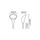 Lampi decorative si solare - Lampa de exterior decorativa tip tarus IP44 LEAF gri