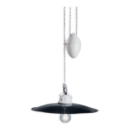 Pendule, Lustre suspendate - Pendul cu inaltime reglabila design clasic realizata manual POTENZA 30cm
