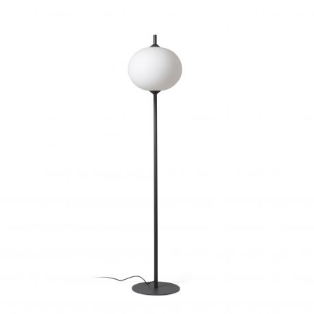 Lampi decorative si solare - Lampa de podea iluminat exterior decorativ SAIGON 210/R45 gri/alb opal