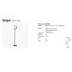 Lampi decorative si solare - Lampa de podea iluminat exterior decorativ SAIGON 210/R45 gri/alb opal