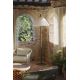 Lampi decorative si solare - Lampa de podea iluminat exterior decorativ SAIGON 195/T70 gri/crem