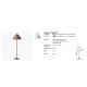 Lampi decorative si solare - Lampa de podea iluminat exterior decorativ SAIGON 195/T70 gri/crem