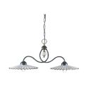 Lustra cu 2 brate design clasic realizat manual L'AQUILA