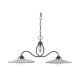 Pendule, Lustre suspendate - Lustra cu 2 brate design clasic realizat manual L'AQUILA