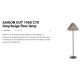 Lampi decorative si solare - Lampa de podea iluminat exterior decorativ SAIGON 195/C70 gri/bej