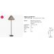 Lampi decorative si solare - Lampa de podea iluminat exterior decorativ SAIGON 195/C70 gri/bej