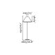 Lampi decorative si solare - Lampa de podea iluminat exterior decorativ SAIGON 195/C70 gri/bej
