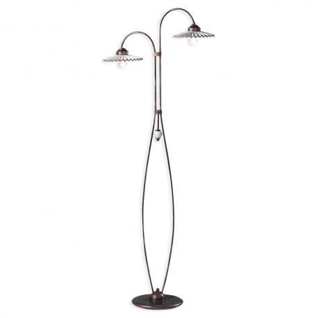 Lampadare - Lampadar cu 2 brate design clasic realizat manual L'AQUILA